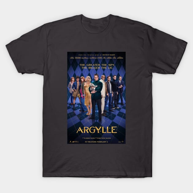 Argylle Movie Poster T-Shirt by HerbalBlue